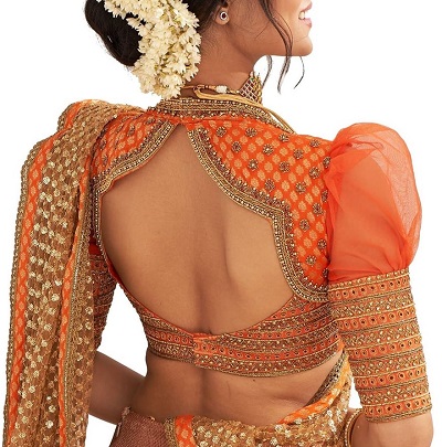 Designer Banarasi Silk Net Blouse