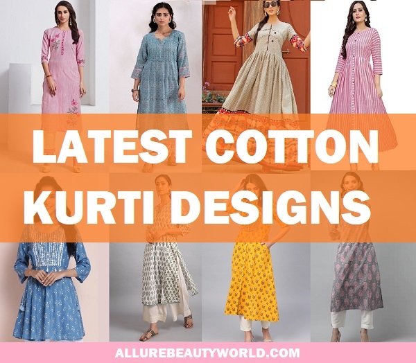 Trendy Cotton Fabric Print Kurti Design