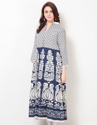 Long Cotton Kurta For Curvy Women