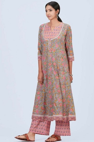 Pattern Printed Kurti For Ladies