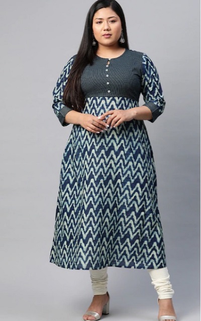 Plus Size Straight Fit Kurta