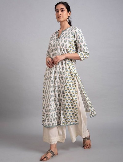 Stylish Cotton Printed Daily Wear Kurta