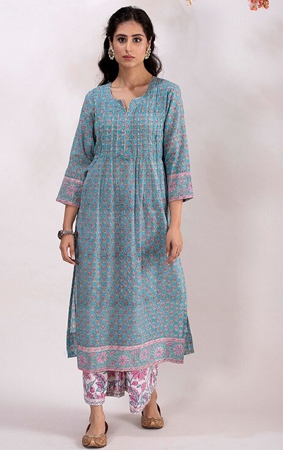 Stylish Jaipuri Pattern Kurti Design