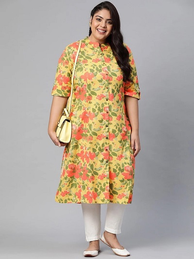 XXL Cotton Kurtis For Curvy Women