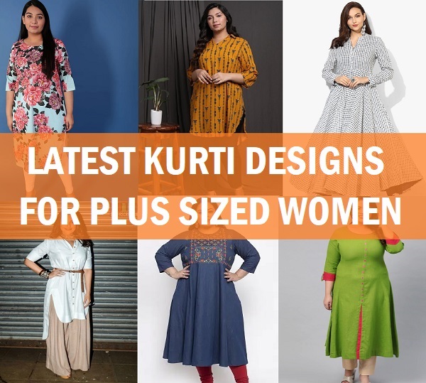 latest plus sized kurti designs
