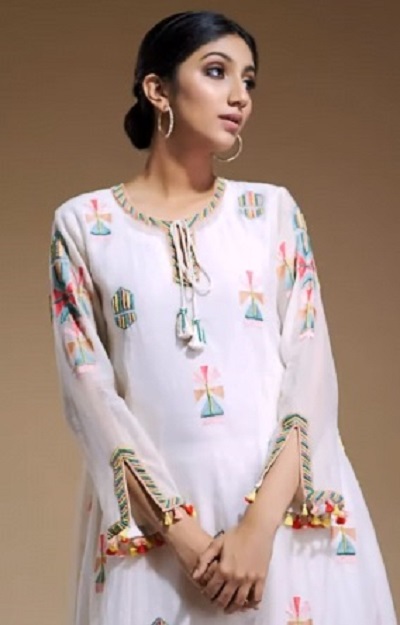 Half Sleeve Loose Kurti Sleeves